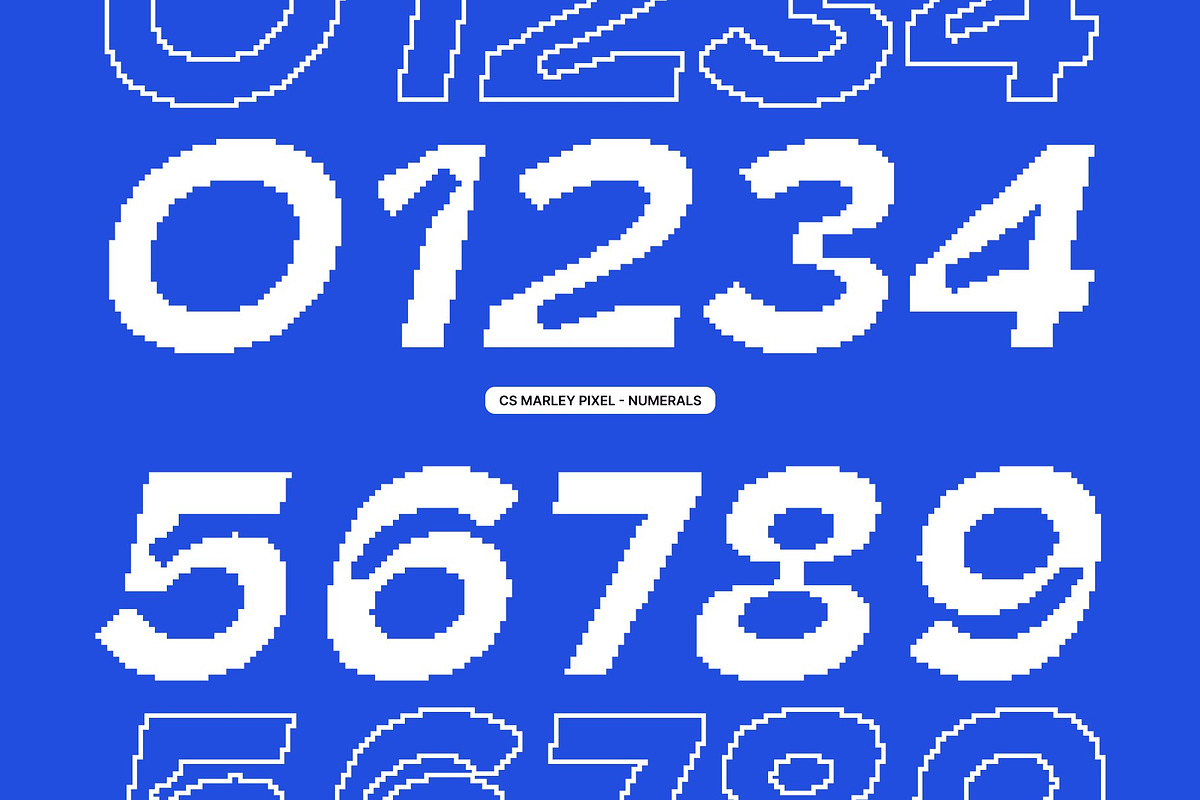 CS Marley Pixel, a Sans Serif Font by Craft Supply Co. (Photo 5 of 8)