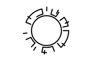 Illustration of sun., a Seasonal Illustration by incomible