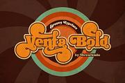 Ventabold - Retro Groovy Font Style, a Font by Revorklabs (Thumbnail 1 of 8)