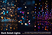 Dark Bokeh Photo Overlay Effects, a Background Graphic by Deeezy (Thumbnail 8 of 14)
