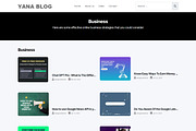 Yana - Modern Blog WordPress Theme, a WordPress Template by Design Collection (Thumbnail 2 of 3)