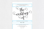 Wedding Invitation Template WPC440, an Invitation Template by Shafura_Wedding (Thumbnail 4 of 5)