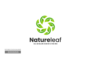 Leaf Gradient Colorful Logo, a Branding & Logo Template by ivan_artnivora