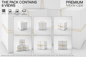 Gift Boxes Mockup Set