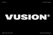 403 Vusion, a Sans Serif Font by 403 Type Foundry (Thumbnail 1 of 20)