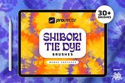 Procreate Shibori Tie Dye Brushes, a Brush Add-On by Nurmiftah (Thumbnail 11 of 11)