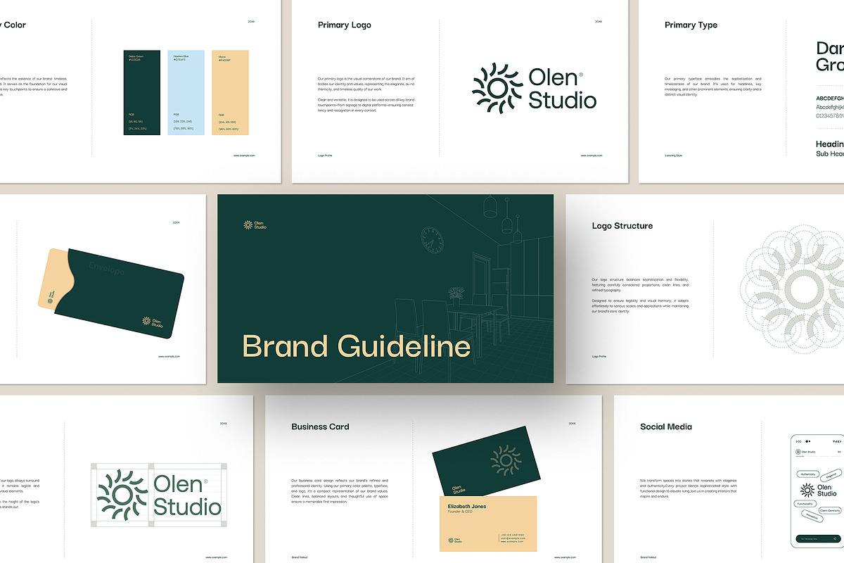 Brand Guidelines Template, a Branding & Logo Template by graphypix (Photo 2 of 7)