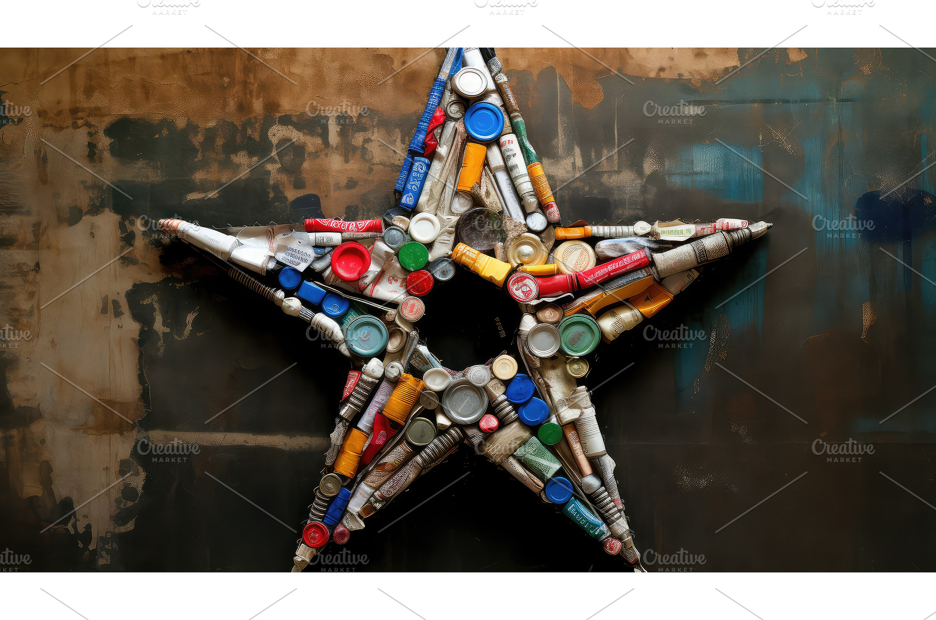 materials abstract star ai generated, a Background Photo by pikepicture