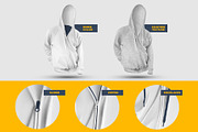 8 3D Zip Hoodie Mockups, a Hoody Mockup by Grow Design Craft Studio (Thumbnail 5 of 8)