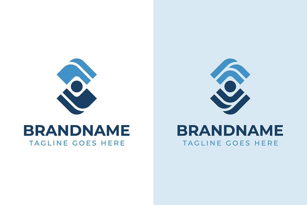 Letters FY People Logo, a Branding & Logo Template by Pray Art Design Studio