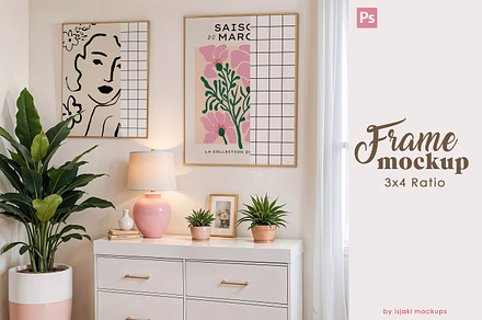 Feminine Space | 2 Frames Mockup