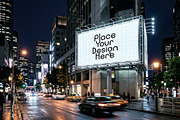 Night Street Billboard Mockup, an Advertising Mockup by smishura (Thumbnail 4 of 4)