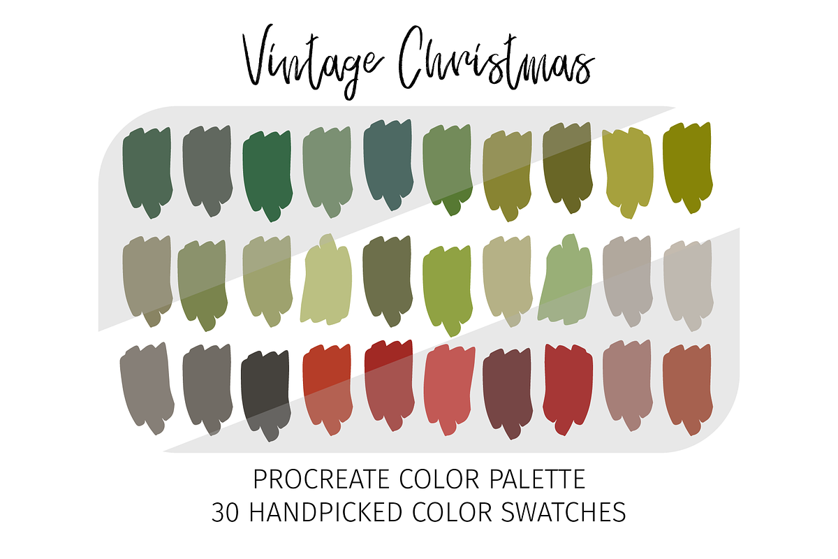 Procreate Christmas Color Palettes, a Palette Add-On by STUDIO 17 (Photo 10 of 11)