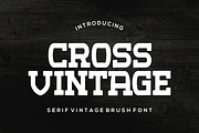 Cross Vintage, a Serif Font by brahamb_design (Thumbnail 1 of 6)