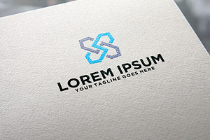 Initial letter SS logo idea, a Branding & Logo Template by REDVY CREATIVE