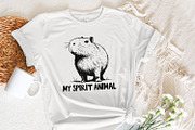 Capybara Spirit Animal PNG, an Illustration by SharpMarketplace (Thumbnail 7 of 9)