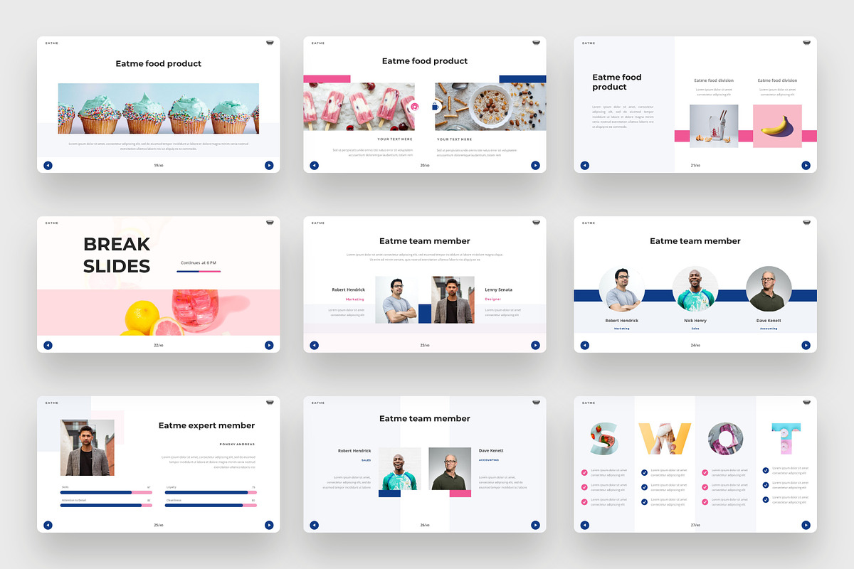 EATME - Food PowerPoint Template, a Presentation Template by BeadyLab (Photo 4 of 6)