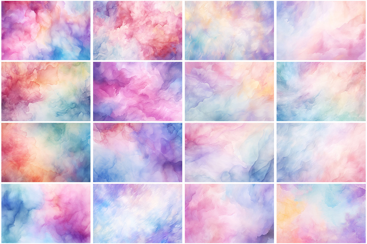 Pastel Watercolor Background, a Texture Graphic by Forhadx5 (Photo 3 of 5)