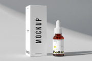 Dropper Bottle Mockup PSD Template, an Advertising Mockup by graphypix (Thumbnail 1 of 4)