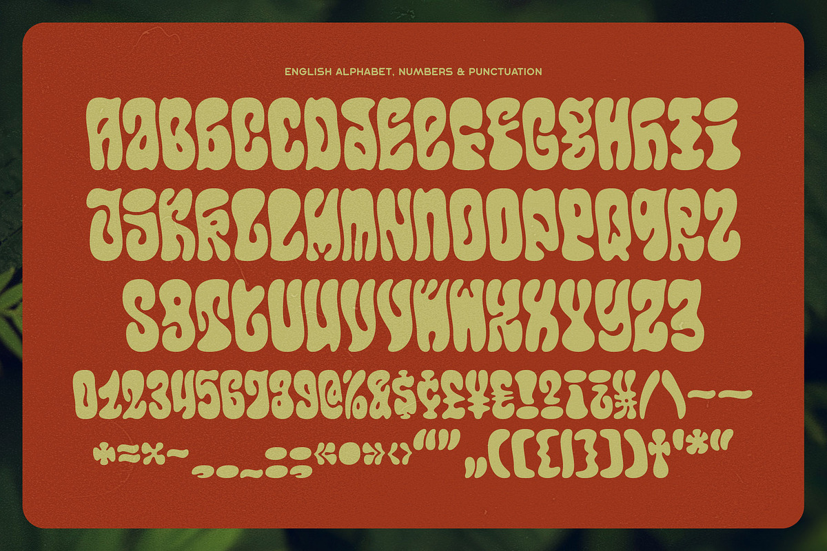 Callidryas Groovy Font, a Sans Serif Font by Gleb Guralnyk (Photo 6 of 8)