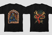Dark T-shirt Designs Bundle, an Illustration by Stead Supply (Thumbnail 2 of 4)