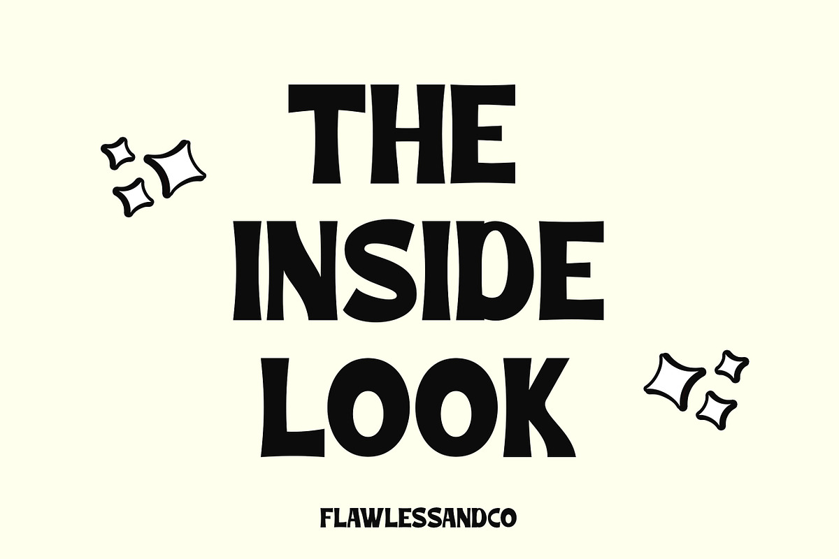 Sand Slack - Thumbnail Font, a Sans Serif Font by Flawless And Co (Photo 8 of 10)