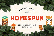 Homespun - Tropical Hawaii Font