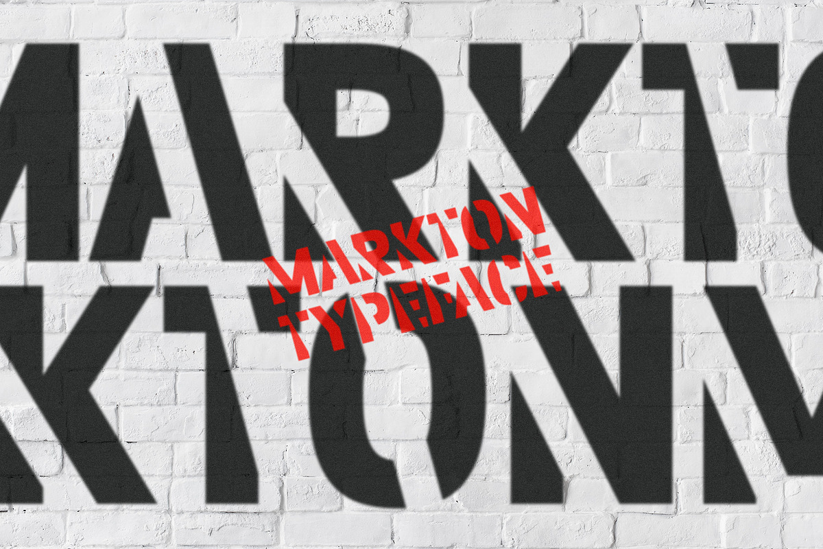 Markton – Modern Stencil Typeface, a Sans Serif Font by Drizy (Photo 7 of 10)