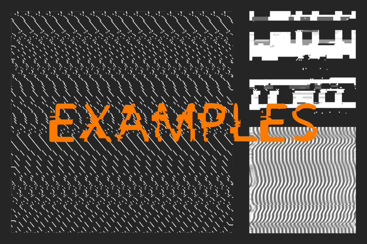 Glitch Brush Bundle, a Brush Add-On by Big Blond Bear (Photo 3 of 9)