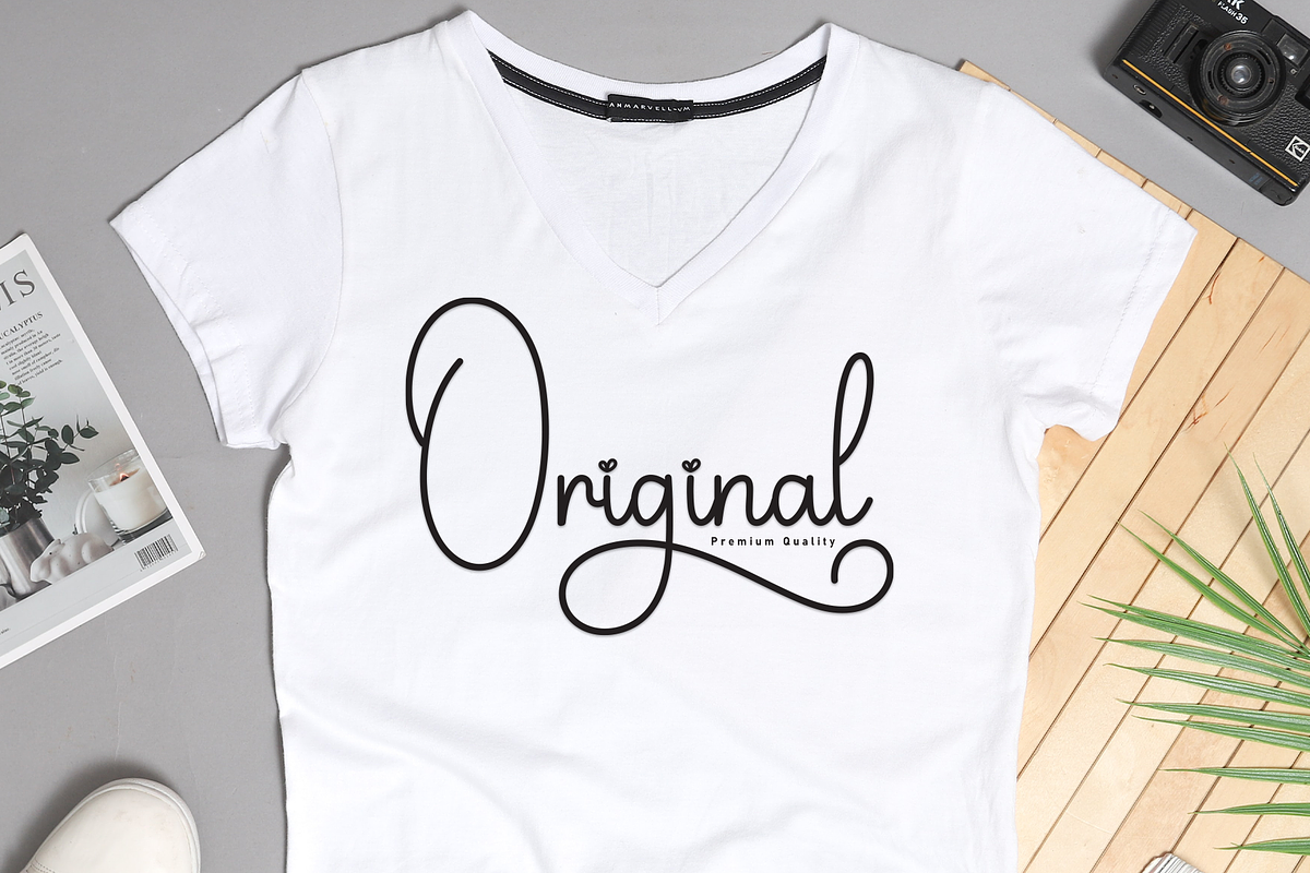 Stayhome | Script Font, a Handwritten Font by Scratchones (Photo 3 of 9)