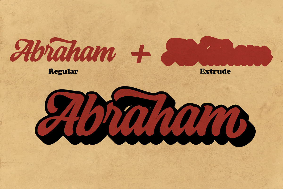 Abraham, a Script Font by Teweka (Photo 6 of 12)