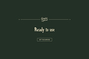 Taigawood Rustic Woodcut Font, a Sans Serif Font by Graphic Spirit (Thumbnail 8 of 8)