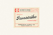 Ironstrike | Hand Drawn Sans Serif, a Sans Serif Font by Max Lockwood (Thumbnail 9 of 15)