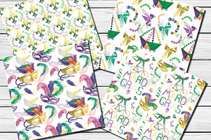 Mardi Gras Carnival Patterns