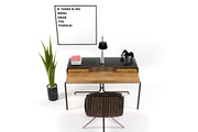Home office 1210, a Furniture 3D Model by inDahouze (Thumbnail 7 of 10)