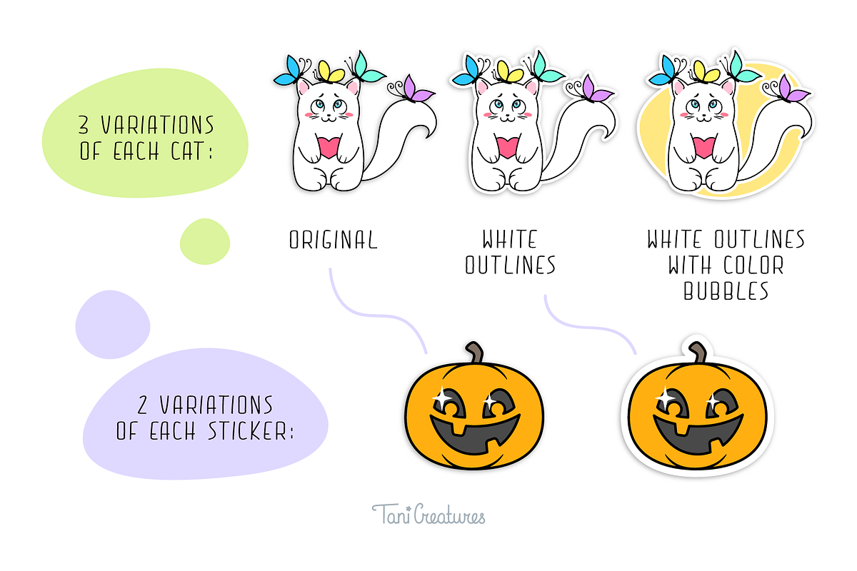 Cat Holidays Clipart Collection, an Illustration by TaniCreatures (Photo 4 of 10)