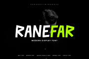Ranefar - Modern Font, a Sans Serif Font by Iqsiart Studio (Thumbnail 1 of 6)