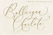 Balleryna Charlote Calligraphy Font