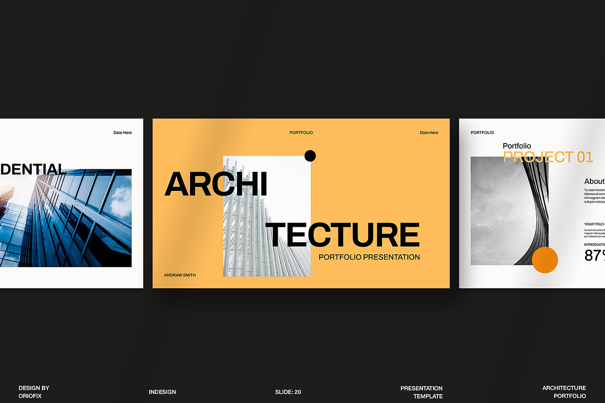 Architecture Portfolio Presentation, a Presentation Template by Oriofix (Photo 3 of 9)
