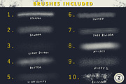 Procreate Texture Brush Pack, a Brush Add-On by Zach Terrell Design (Thumbnail 4 of 4)