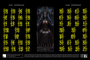 Mortal Blade Typeface, a Blackletter Font by alit design (Thumbnail 5 of 20)