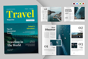 Travel Magazine Template, a Magazine Template by Spark_Creative (Thumbnail 1 of 14)