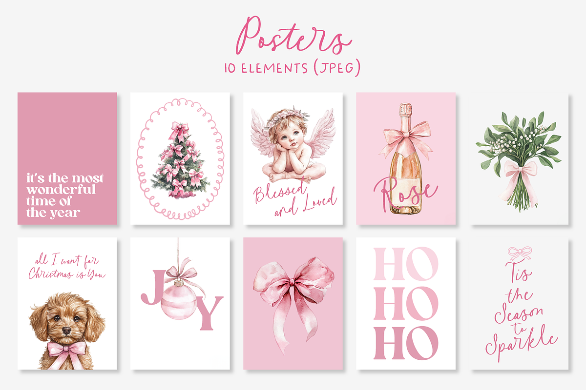 Coquette Christmas Collection, an Object Graphic by MaNechaeva (Photo 8 of 9)