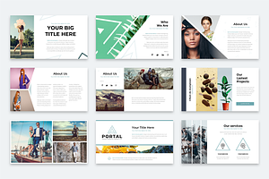 Portal Modern Powerpoint Template