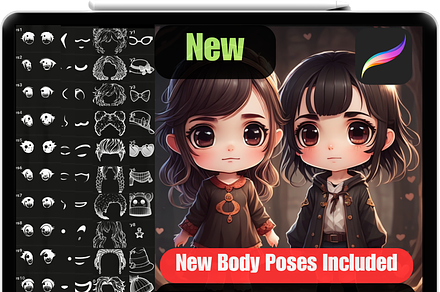 Procreate Chibi Creator Bundle Vol2