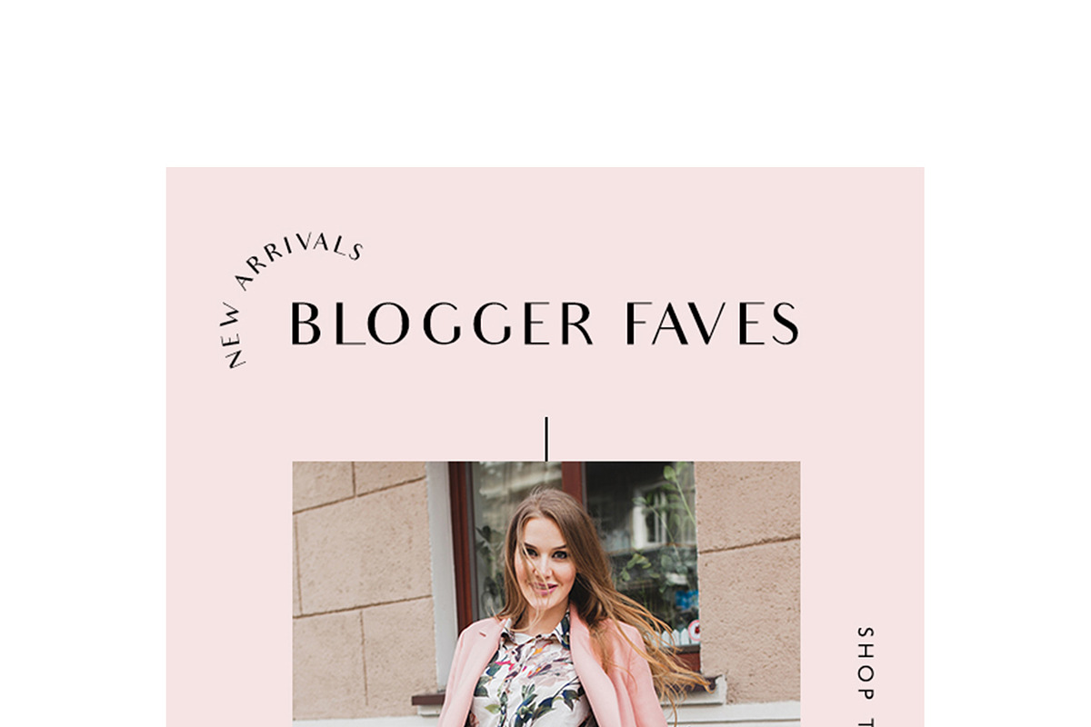 Blush Fashion Email Template, an Email Template by KikiBunnyCreative (Photo 3 of 7)