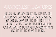Wanderlust Serif Font, a Serif Font by Anna Zakharchenko (Thumbnail 14 of 15)