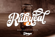 Rubrical, a Script Font by Ditatype (Thumbnail 1 of 11)