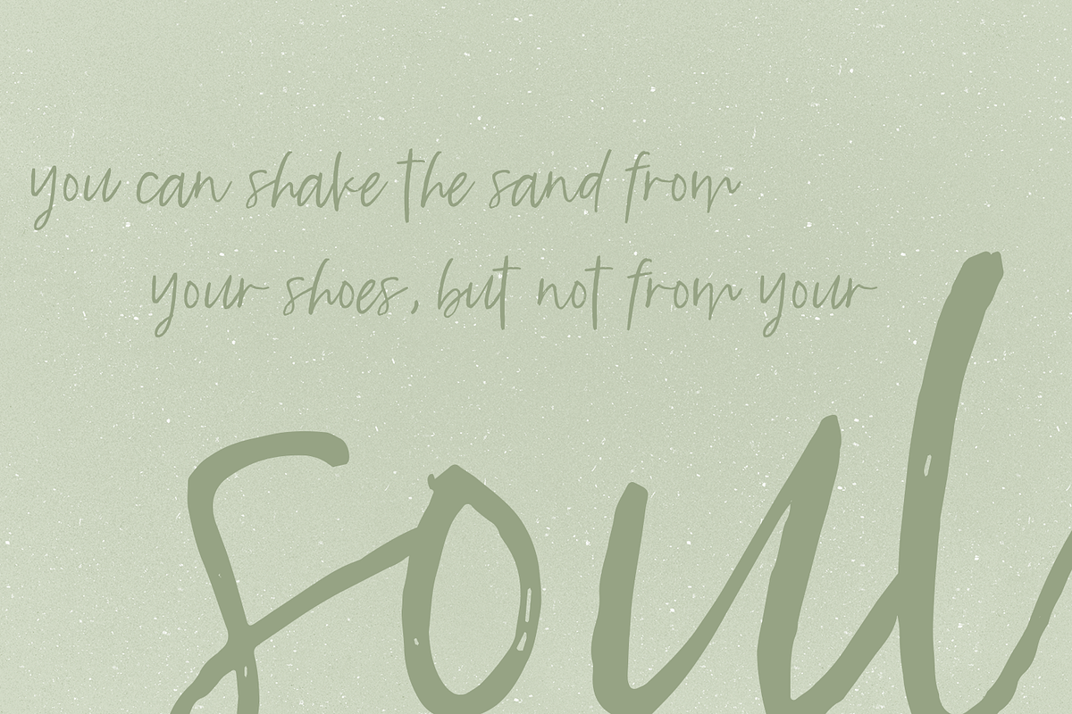 Key Largo Script, a Script Font by Beck McCormick (Photo 8 of 10)