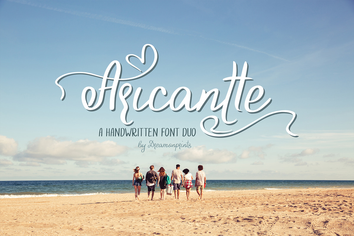 Aricantte - Handwritten Font Duo